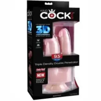 CONSOLADOR DOBLE KING COCK PLUS 9