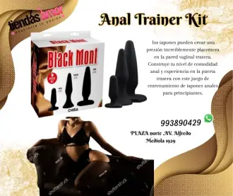 CONSOLADOR ANAL TRAINER KITNEGRO