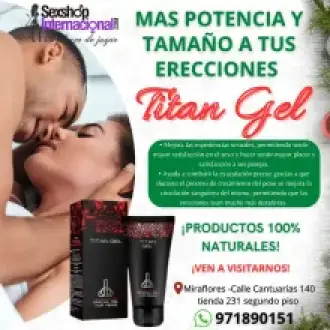 AUN NO SABES QUE REGALAR PARA ESTA NAVIDAD TITAN GEL 