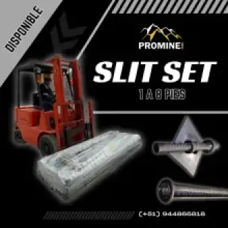 Anclaje Split Set Refuerzo Minero