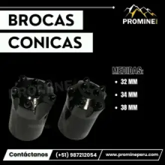Brocas Cónicas de Alto Impacto 3238 mm