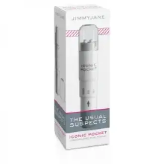 VIBRADOR DE BOLSILLO POCKET BLANCO