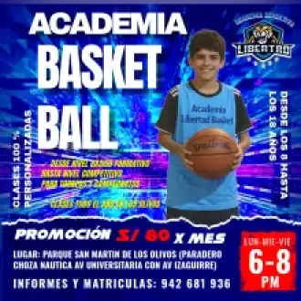 academia de basket en los olivos