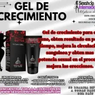 GEL PARA AGRANDAR EL PENE TITAN GEL EN TARAPOTO SEXTOYS