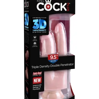CONSOLADOR DOBLE KING COCK PLUS 9