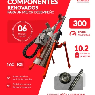 Perforadora Diamantina M50 ULTRA 10.2 HP 3000 RPM 