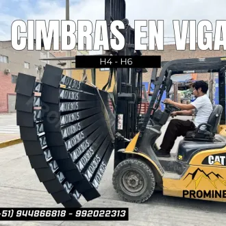 Cimbras en Viga H4H6 Sostenimiento Pesado