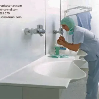 Corian en centros hospitalarios laboratorios consultorios 
