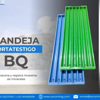 MINERÍA BANDEJAS PORTA TESTIGO BQ