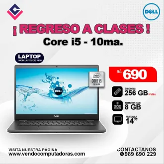 Laptop DELL Intel Core i5 - 10ma.