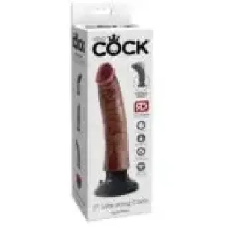 VIBRADOR KING COCK 7 MARRON
