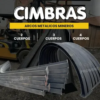 SOPORTE ESTRUCTURAL PARA MINERÍA CIMBRAS VIGA H4 H6