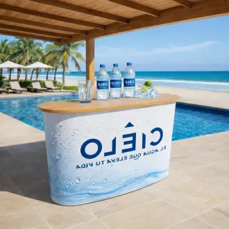 MODULO CON SOMBRILLA PUBLICITARIO PARA EVENTOS EN LIMA