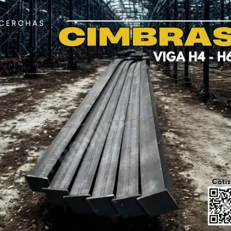 Cimbras viga H4 H6 Arcos de sostenimiento