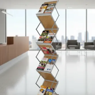 PORTA REVISTAS PUBLICITARIO EN LIMA PARA FERIAS Y OFICINAS