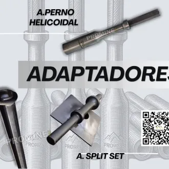 ADAPTADORES DE SPLIT SET FIJACIÓN EFICAZ Y SEGURA EN MINERÍ