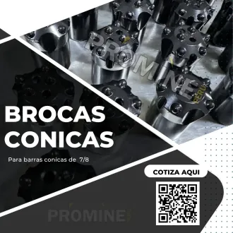 BROCAS CONICAS DE BOTONES PRODUCTO MINERO