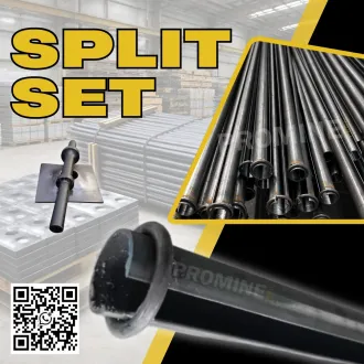 Split Set Perno de fricción para sostenimiento