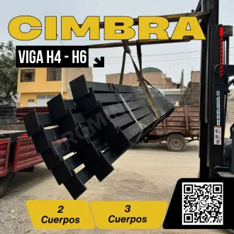 Cimbra Minera Tipo Viga H4 y H6 - Alta Resistencia