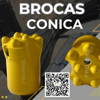BROCAS CÓNICAS PARA MINERÍA ALTO RENDIMIENTO EN PERFORACIÓ