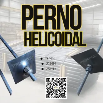 PERNO HELICOIDAL - SOPORTE EN MINA 
