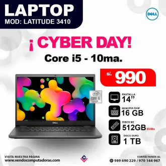 Laptop DELL latitude 3410