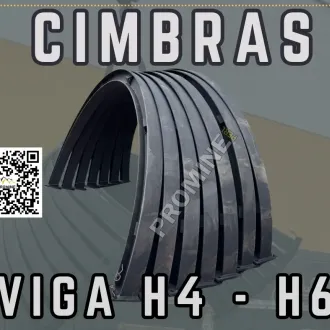 CIMBRAS EN VIGA H4-H6 PARA SOPORTE DE OBRAS EN MINERÍA