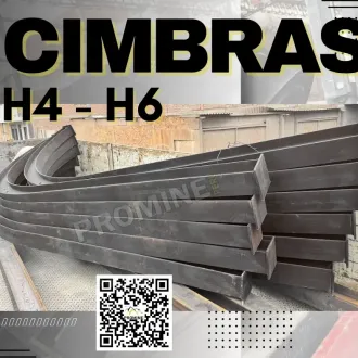 CIMBRAS EN VIGA H4-H6 PARA ESTRUCTURAS TEMPORALES EN MINERÍA