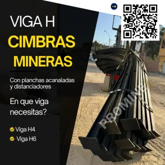 CIMBRAS VIGA H4 PARA MINERIA SUBTERRANEA