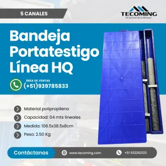 BANDEJAS PORTA TESTIGO HQ RESISTENCIA Y ORGANIZACIÓN TOTAL