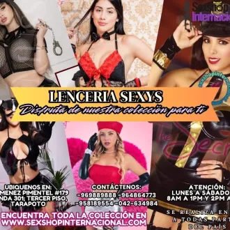 LAS MEJORES LENCERIAS Y DISFRACES PARA LA NOCHE EN TARAPOTO