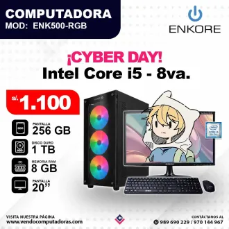 Computadora ENKORE Intel Core i5 - 8va. Generacion