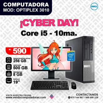 Computadora DELL Intel Core i5 - 10ma.