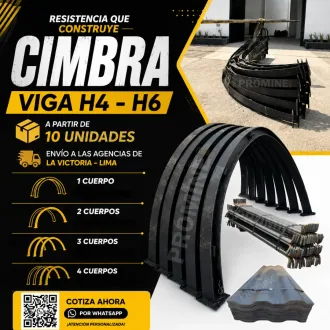 CIMBRAS H4 H6 FORTIFICACION MINERA CERCHA