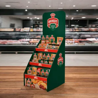 EXHIBIDOR DE MESA PARA PRODUCTOS Y PROMOCIONES