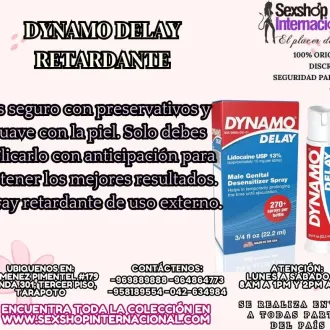 CONTROLA LA EYACULACION PRECOZ RETARDANTE DYNAMO TARAPOTO