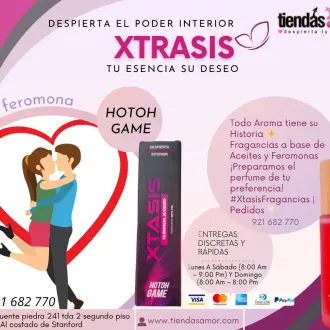 Perfume feromonas Xtrasisl juguetes lubricantes potencia sex