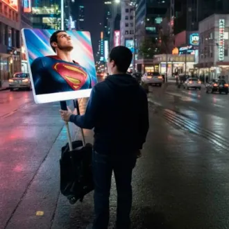 MOCHILA PUBLICITARIA LED PARA EVENTOS Y ACTIVACIONES