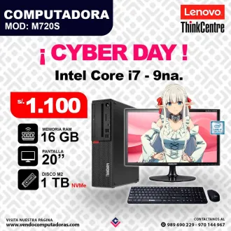 Computadora DELL Intel Core i7 9na M720S