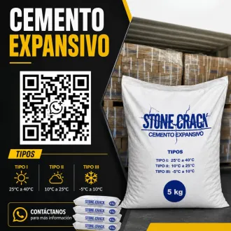 Cemento Expansivo Stone Crack 20 Kg
