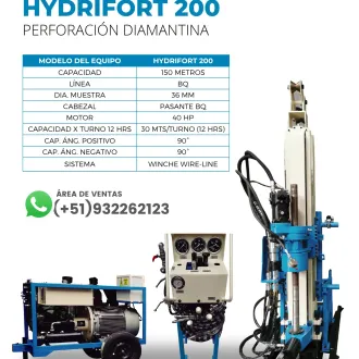 PACKSACK - HYDRIFORT - 200 TECNOLOGIA PARA MUESTREO MINERO