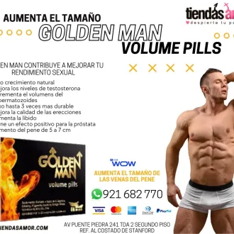 Golden Man Desarrolla el máximo potencial sexual juguetes lu