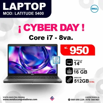 Laptop Dell Intel Core i7 - 8va