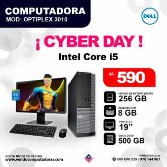 Computadora OPTIPLEX 3010 core i5