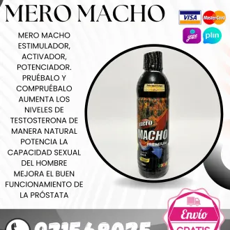 MERO MACHO POTENCIADOR SEXUAL SEXSHOP LIM A931568025