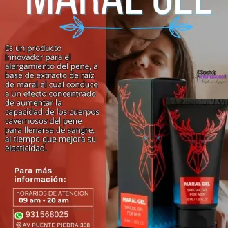 MARAL GEL AGRANDADOR CON COMPOENTES DE ORIGEN VEGETAL 