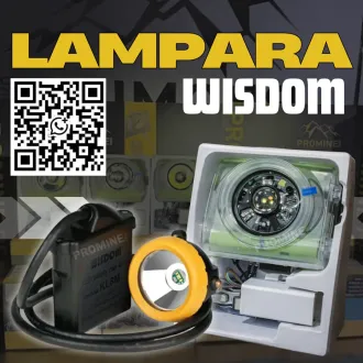 Lámpara Minera Recargable para Trabajo Subterráneo
