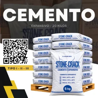 Cemento Expansivo para Demolición sin Explosivos - Tipo 2