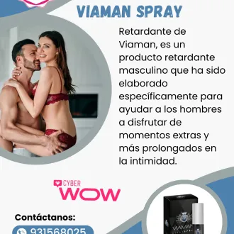 VIAMAN SPRAY RETARDANTE sexshop internacional