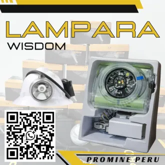 Lámpara Minera Wisdom 4A Batería de Larga Duración